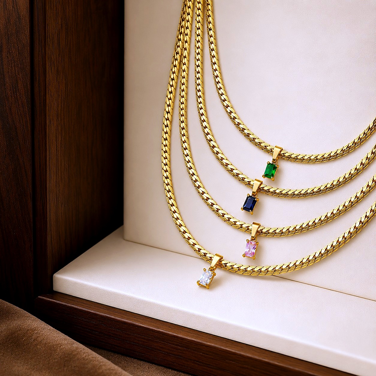 Collares Cadena Dorada Dijes